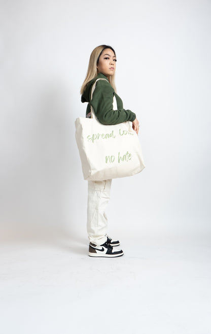 Much Love Extra Large Tote Bag